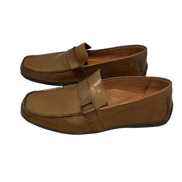 Men’s Giorgio Brutini Le Glove Brown Leather Driving Loafers Size 10 NWOT - Picture 6 of 9